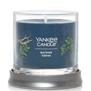 Yankee Candle Signature Small Tumbler Candle, Bayside Cedar Scent